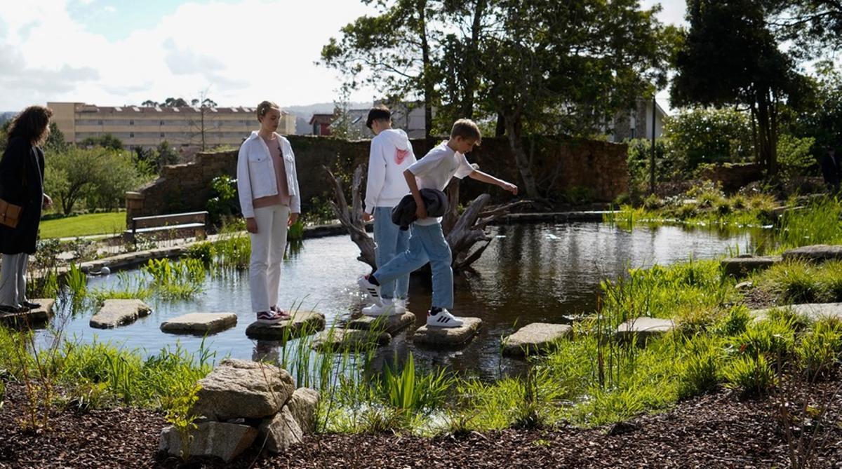 Parque Rosalía Mera, en Oleiros.