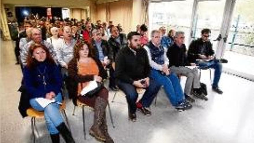 Un instant de l&#039;assemblea de militants de dissabte de la formació.