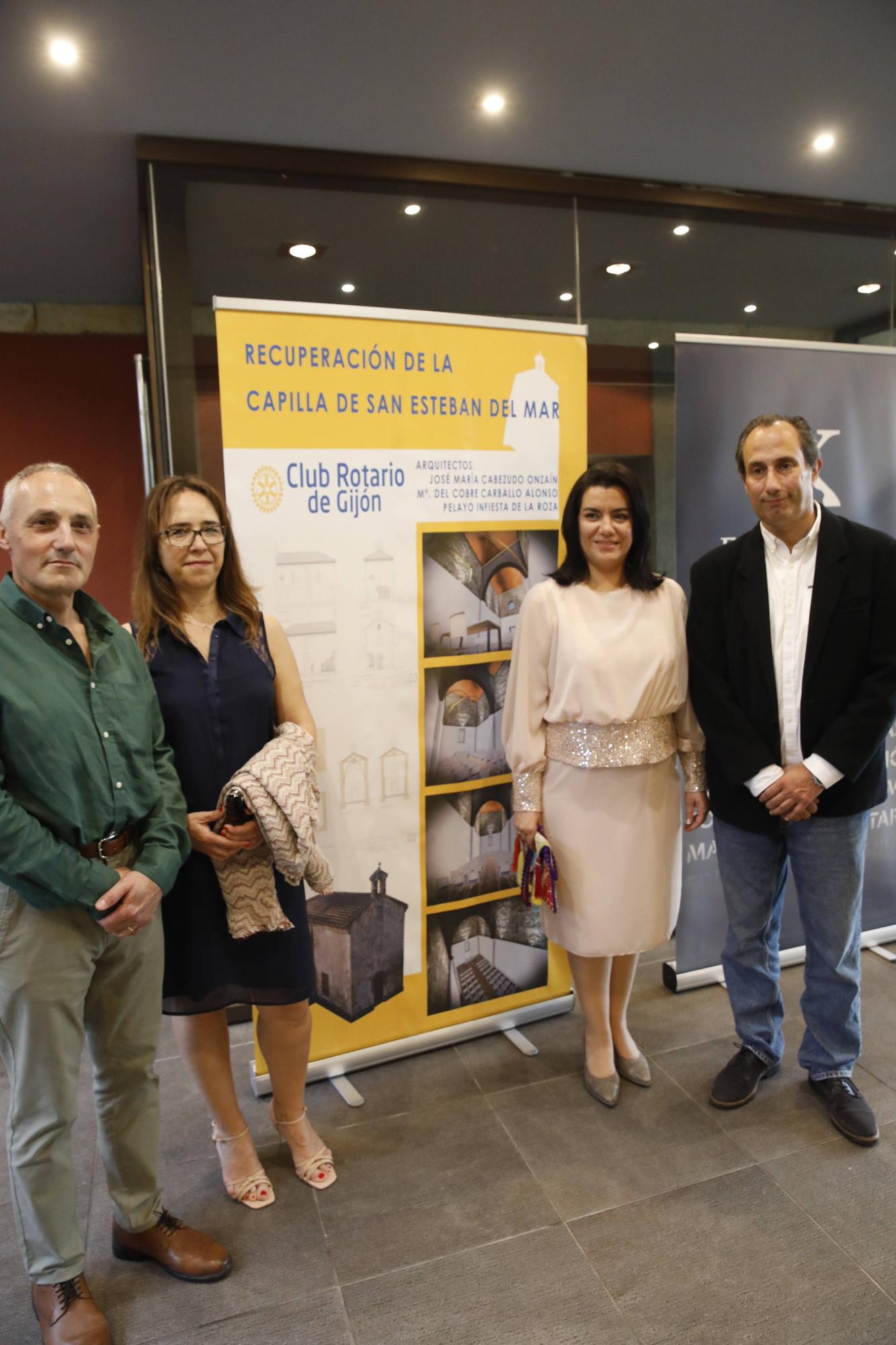 La cena del Club Rotario de Gijón, en imágenes