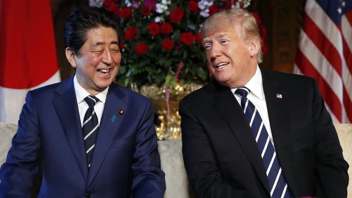 zentauroepp42975510 president donald trump and japanese prime minister shinzo ab180417225249