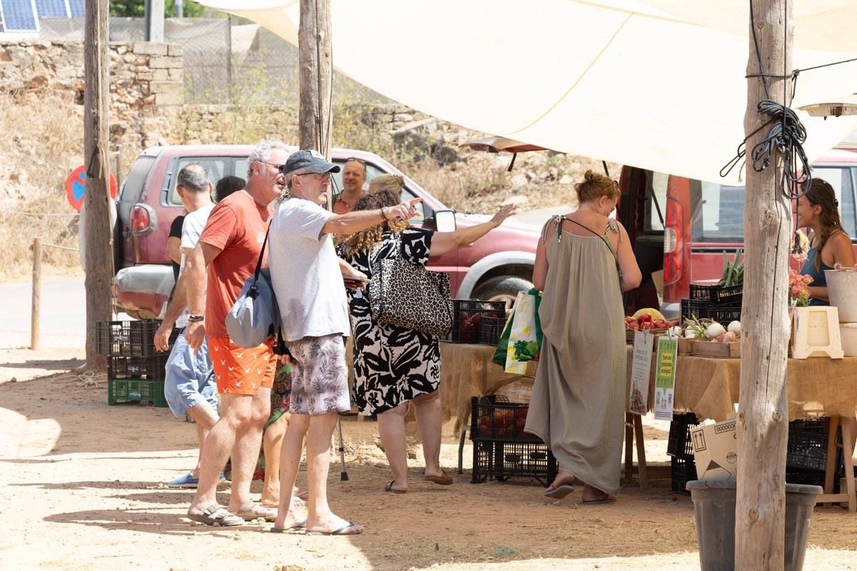 Las imágenes del mercado de sa cooperativa de Sant Antoni
