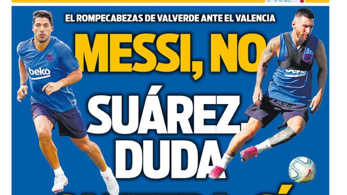 La portada de hoy