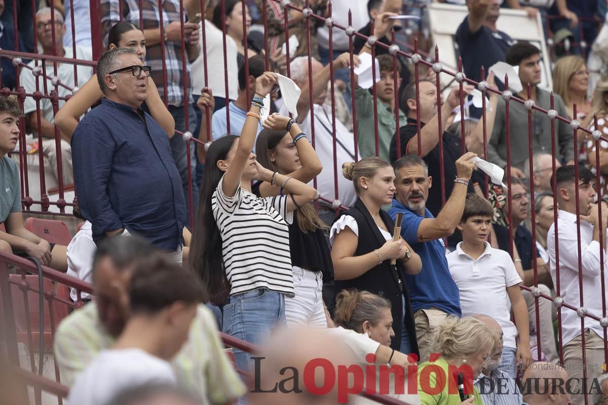 Cuarta corrida en la Feria Taurina de Murcia (Castella, Manzanares y Ureña)
