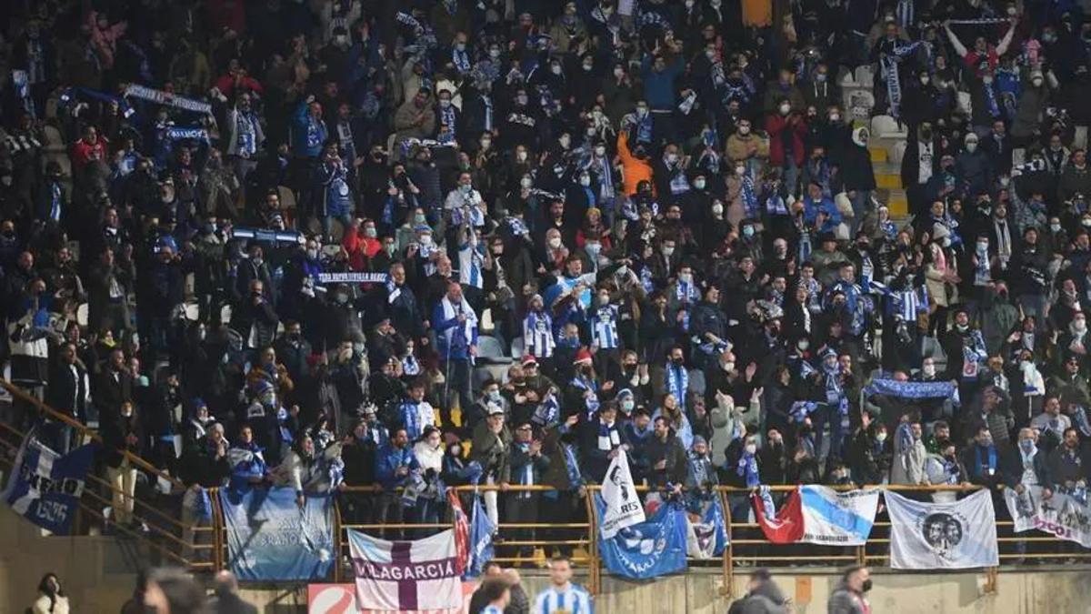 Aficionados del Deportivo en el Reino de León