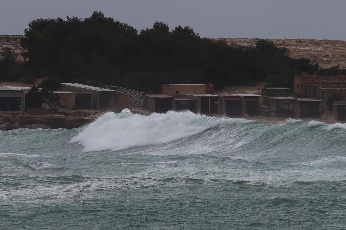 El temporal en Sant Antoni