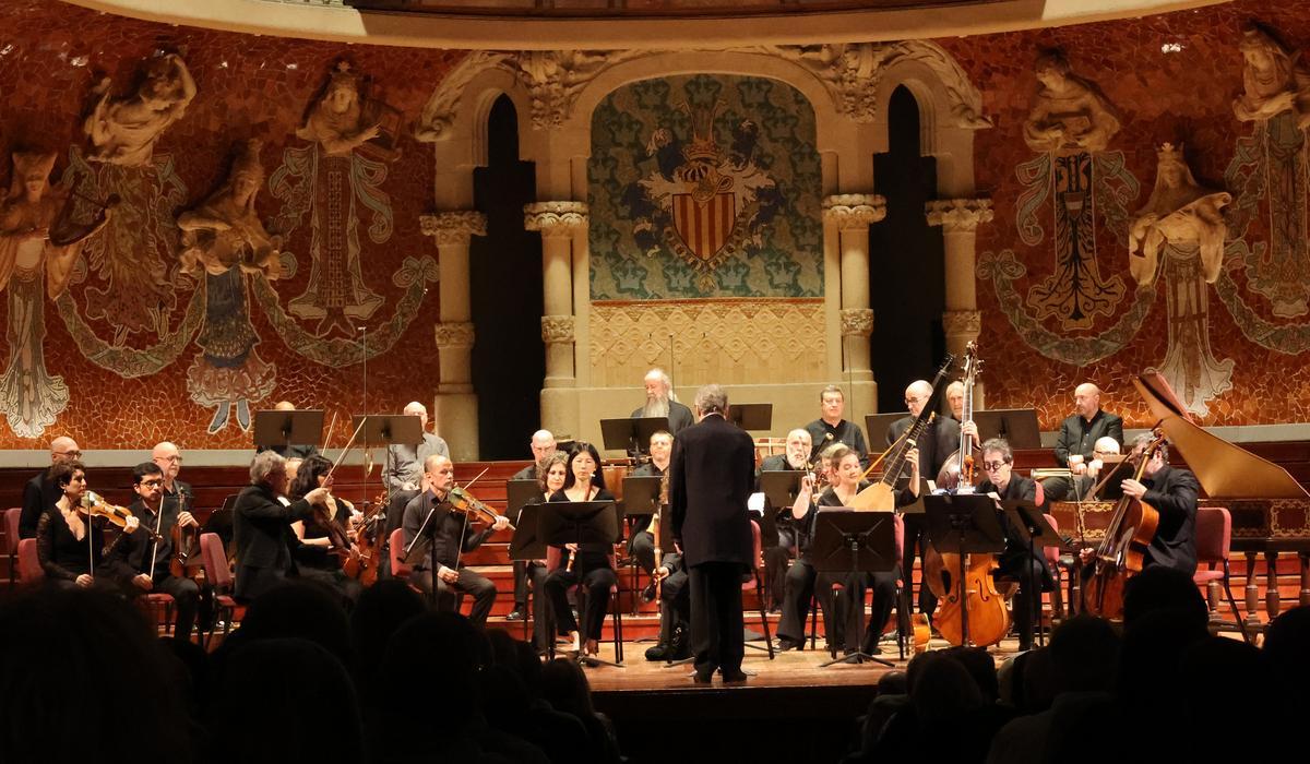 Jordi Savall triomfa al Palau al capdavant del seu Concert des Nations