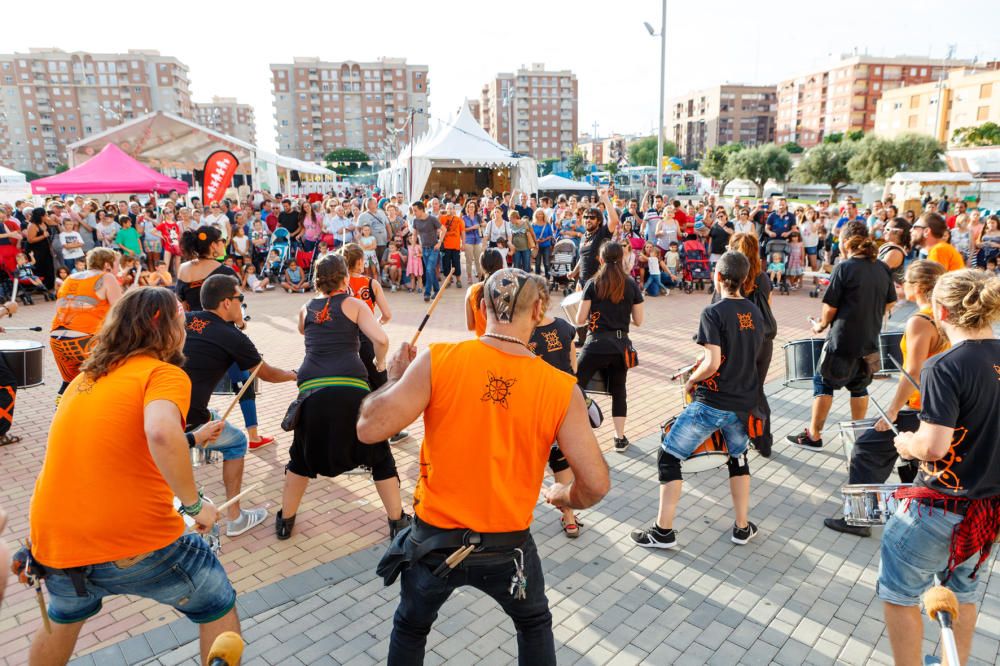 Inauguración de la feria de fiestas en la plaza Mayor