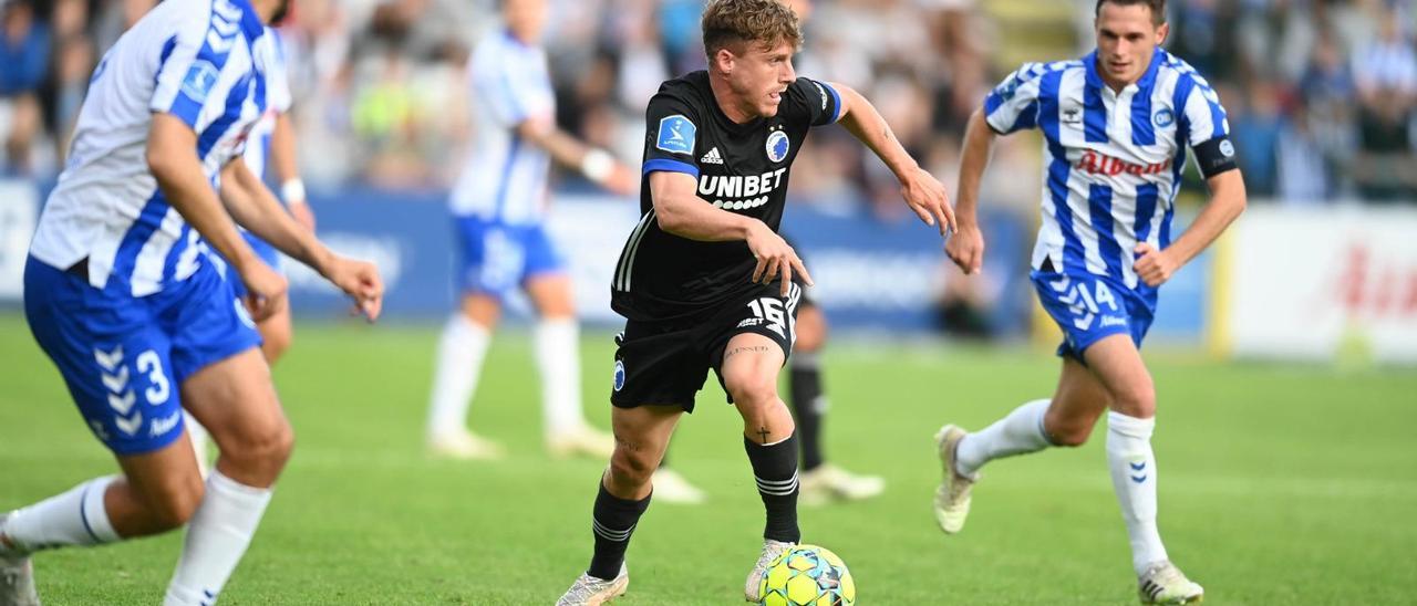 Pep Biel, en un partido con el Copenhague en la Superliga danesa.