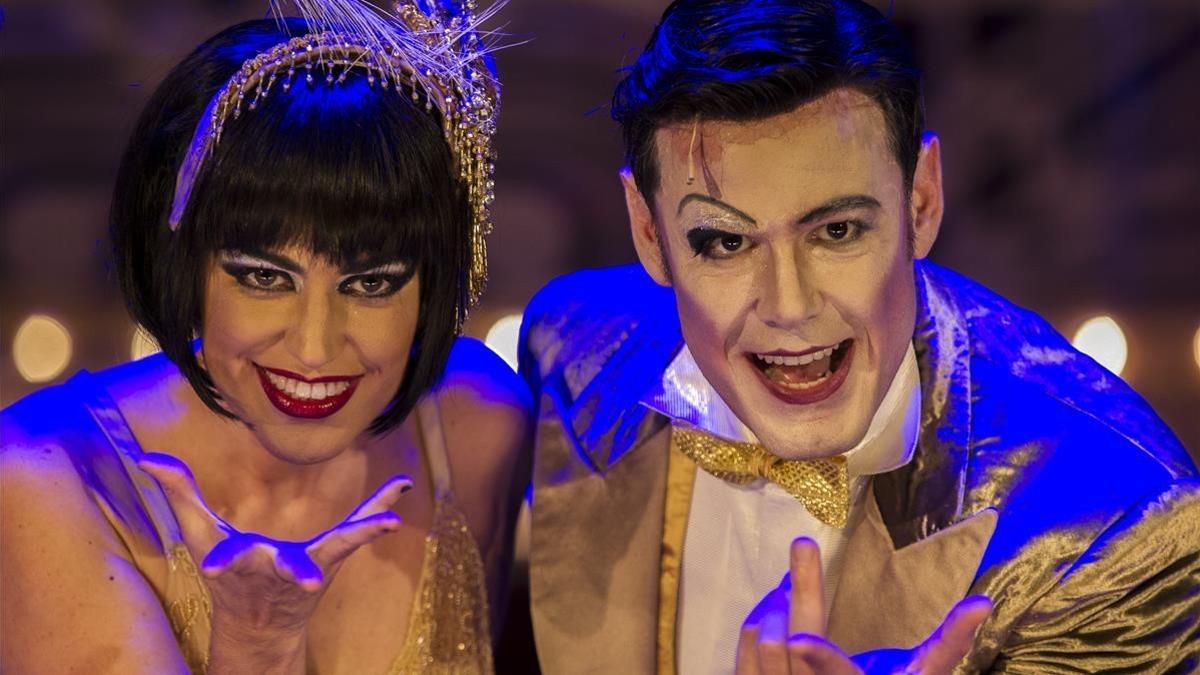 Elena Gadel e Ivan Labanda, nuevos protagonistas de 'Cabaret'.