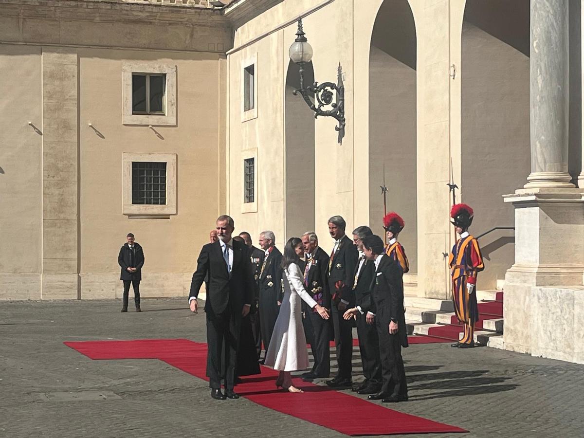 Els Reis ja són al Vaticà per reunir-se amb el Papa Lleó XIV