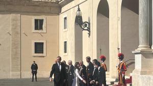 Els Reis ja són al Vaticà per reunir-se amb el Papa Lleó XIV