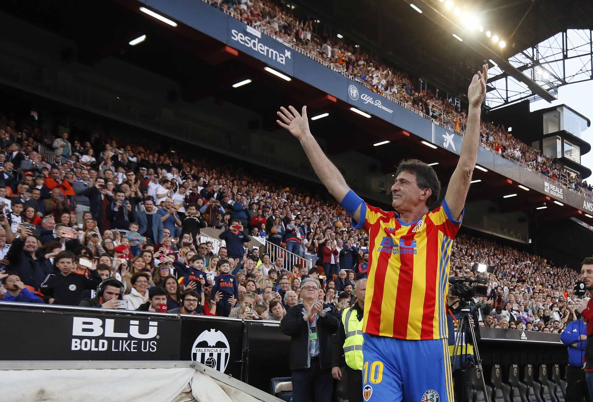 Tres años del partido de Leyendas del Valencia CF