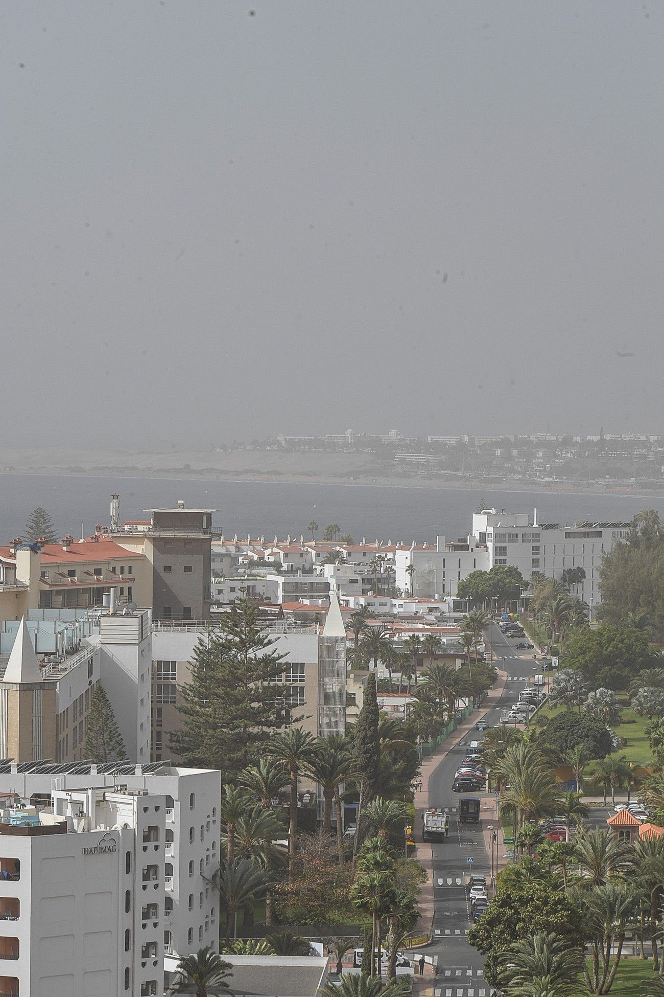 Calima en Las Palmas de Gran Canaria (17/03/2022)