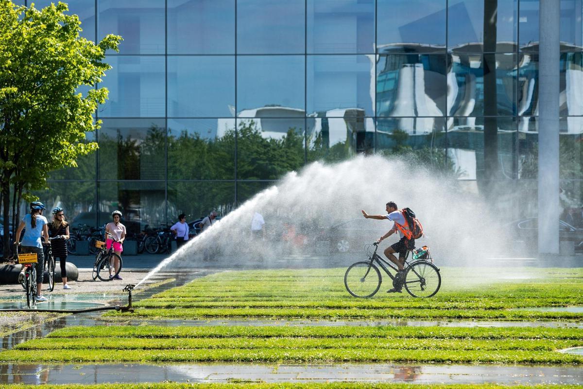 Ola de calor en Berlín en 2019.