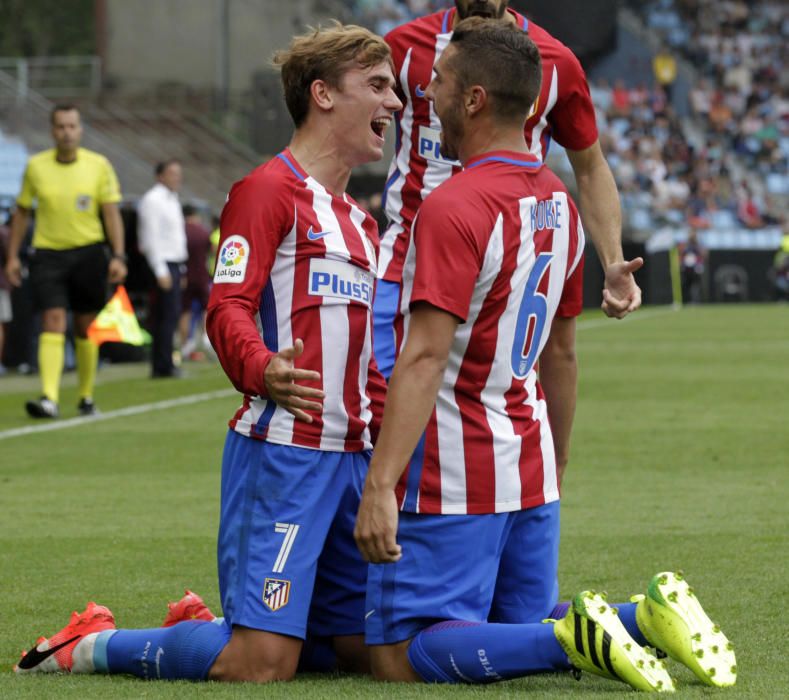 Las mejores fotografías del encuentro en Balaídos entre el Celta y el Atlético de Madrid