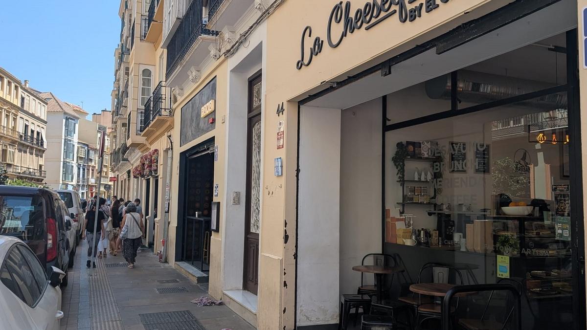 El local de La Cheesquería, justo enfrente del de USB, en la calle Carretería de Málaga.