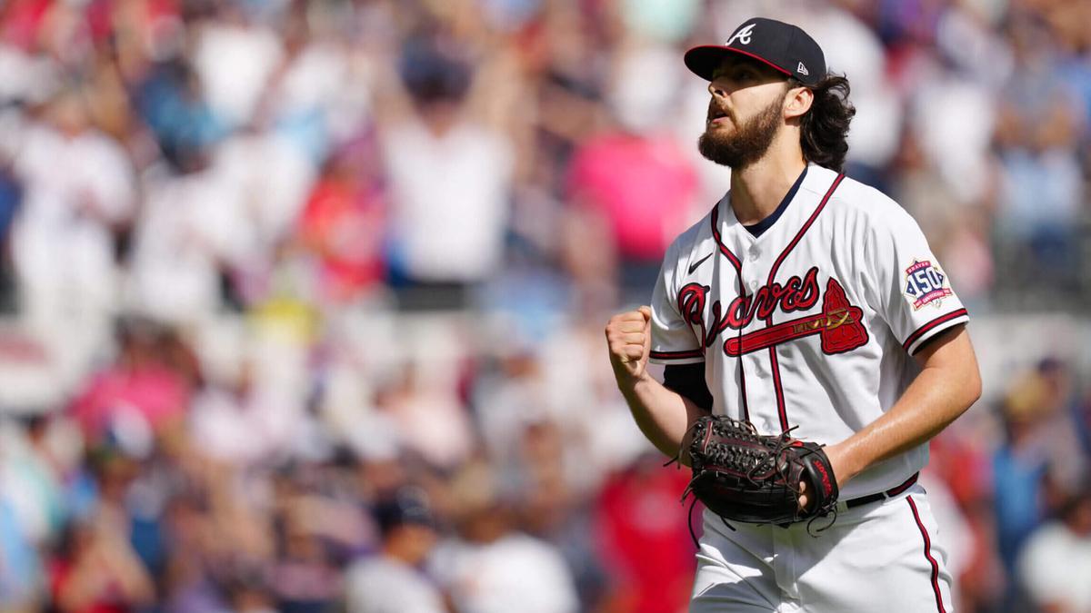 Ian Anderson, de los Atlanta Braves.