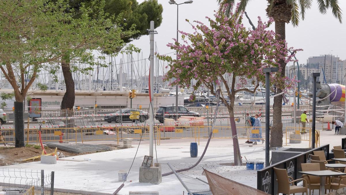 FOTOS: Así van las obras en el Paseo Marítimo de Palma un año y cuatro ...
