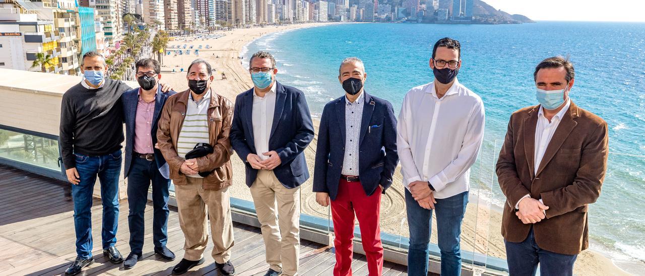 Un momento de la presentación de Benidorm Gastronómico, a la que también ha asistido el director general de Turismo, Herick Campos.