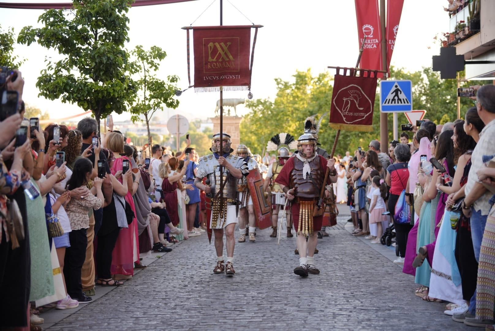 El Imperio Romano luce sus tropas en Emerita Augusta