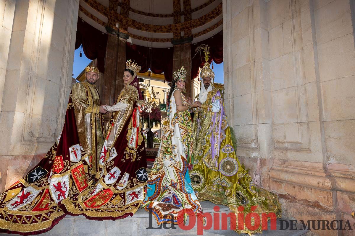 Moros y Cristianos en la mañana del dos de mayo en Caravaca