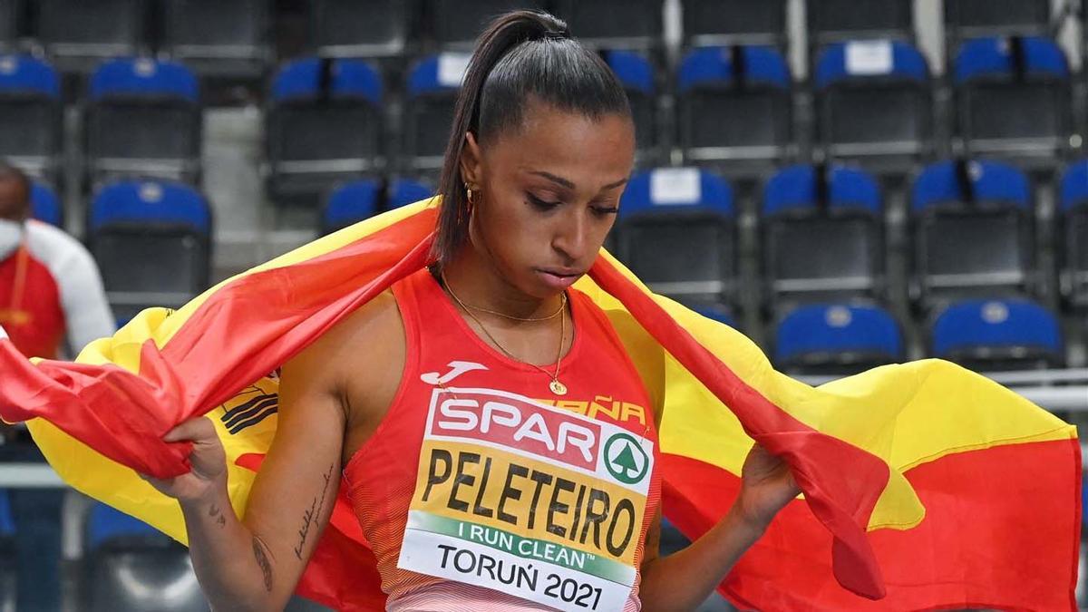 Ana Peleteiro se quedó a un solo centímetro del oro