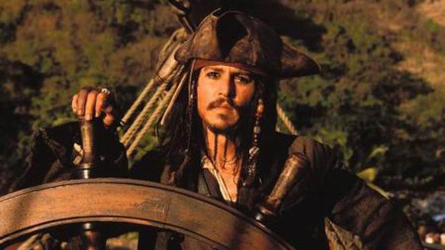 Johnny Depp, en &#039;Piratas del Caribe&#039;.