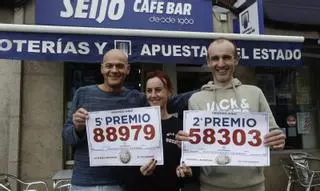 Tres décimos del segundo premio del sorteo en el barrio ferrolano de Canido