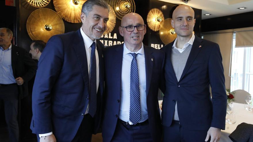 El derbi reúne en el Bellavista a las directivas de Sporting, Oviedo y Federación Asturiana