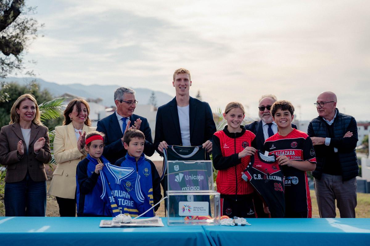 Alberto Díaz, feliz por dar nombre a un pabellón.