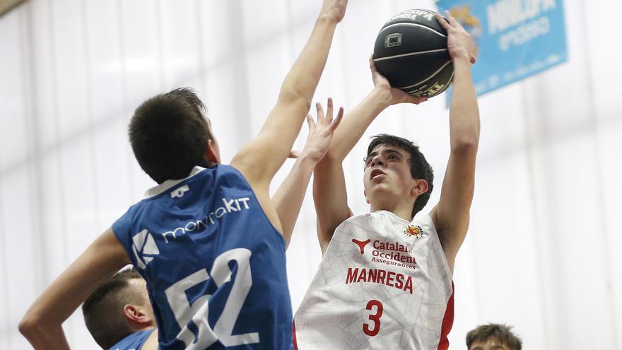 Martí Marco impulsa el Bàsquet Manresa infantil al triomf contra el Fuenlabrada (60-74)