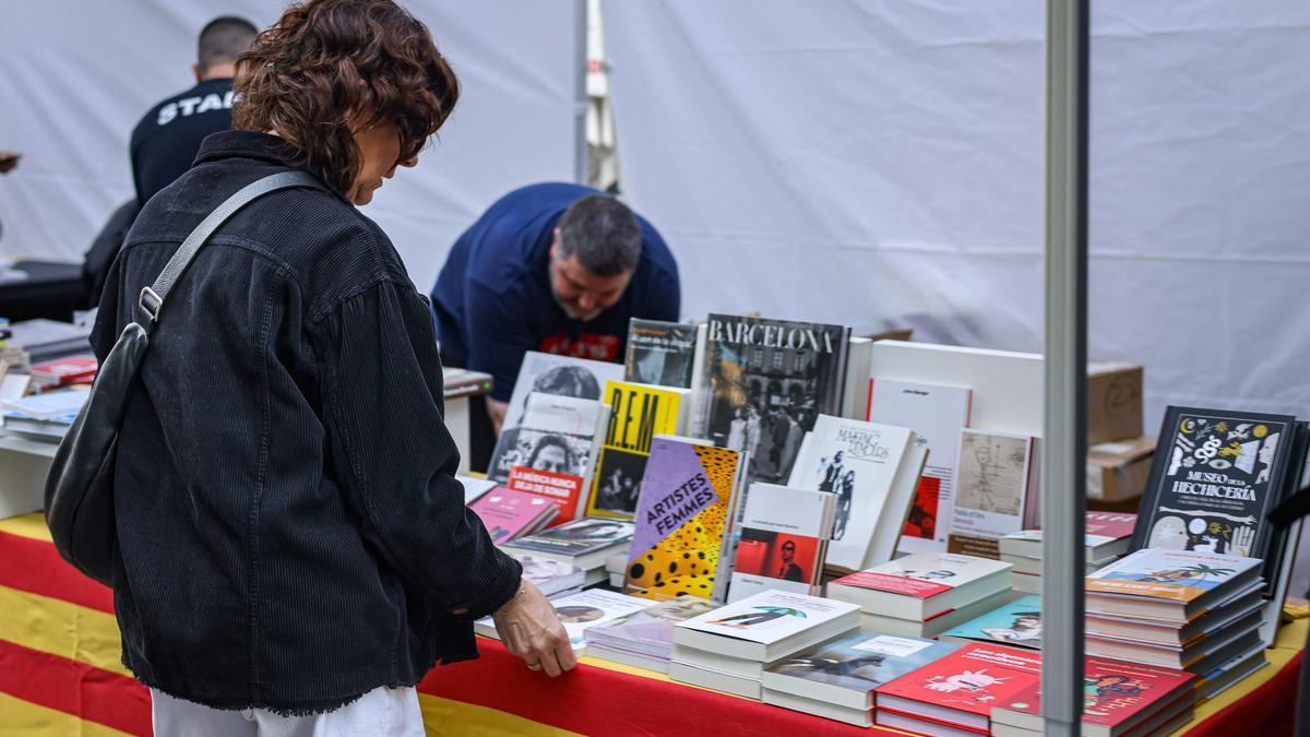 Venta de libros en Barcelona