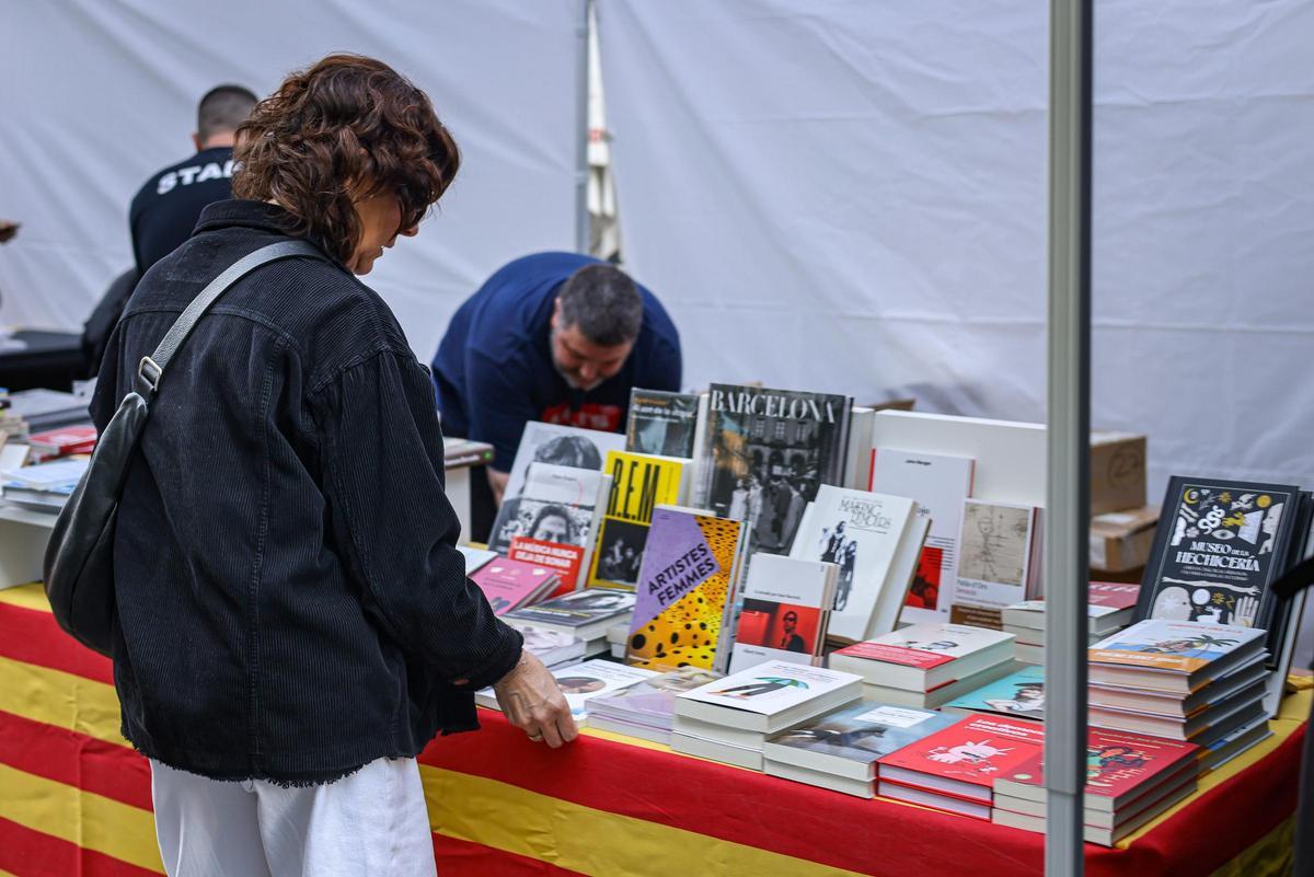 Venta de libros en Barcelona