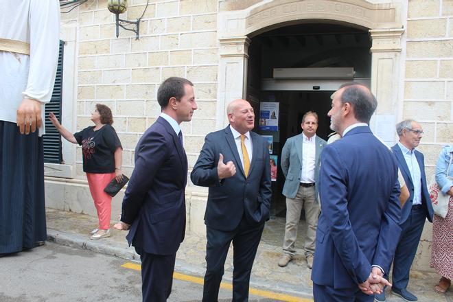 Las imágenes del final de fiesta en Binissalem