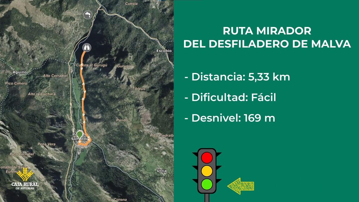 La ruta del desfiladero de la Malva, adaptada y para toda la familia