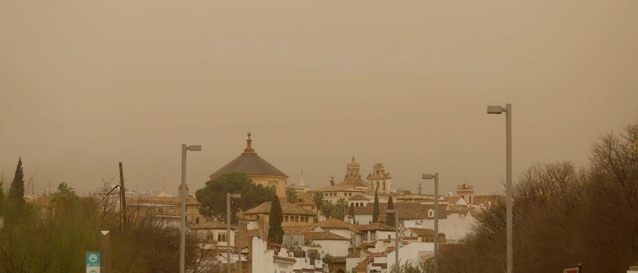 Episodio de calima de la semana pasada en Córdoba.