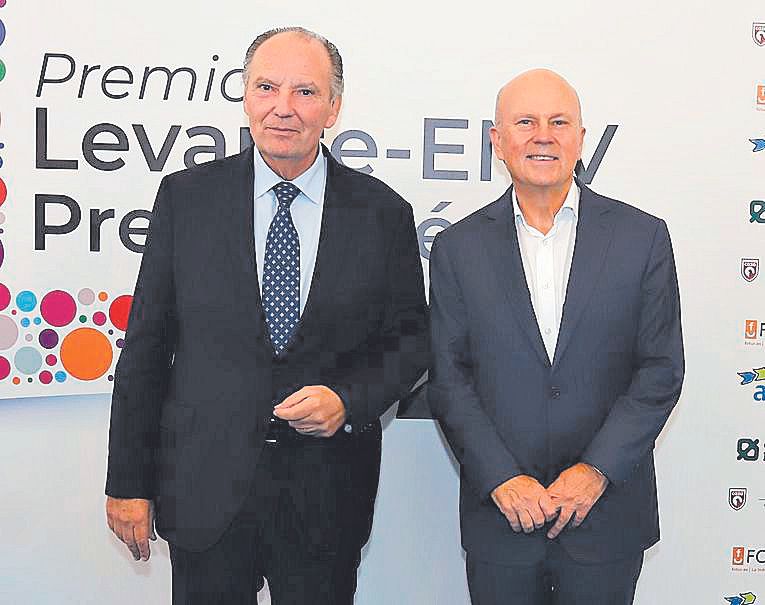 José Vicente Morata, presidente de Cámara València; y Máximo Buch, socio de Stator Management.