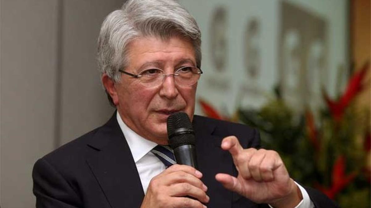 Enrique Cerezo, presidente del Atlético
