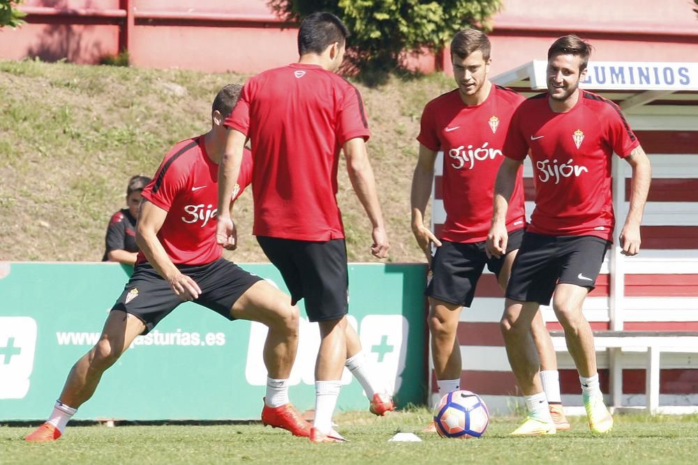 Entrenamiento del Sporting