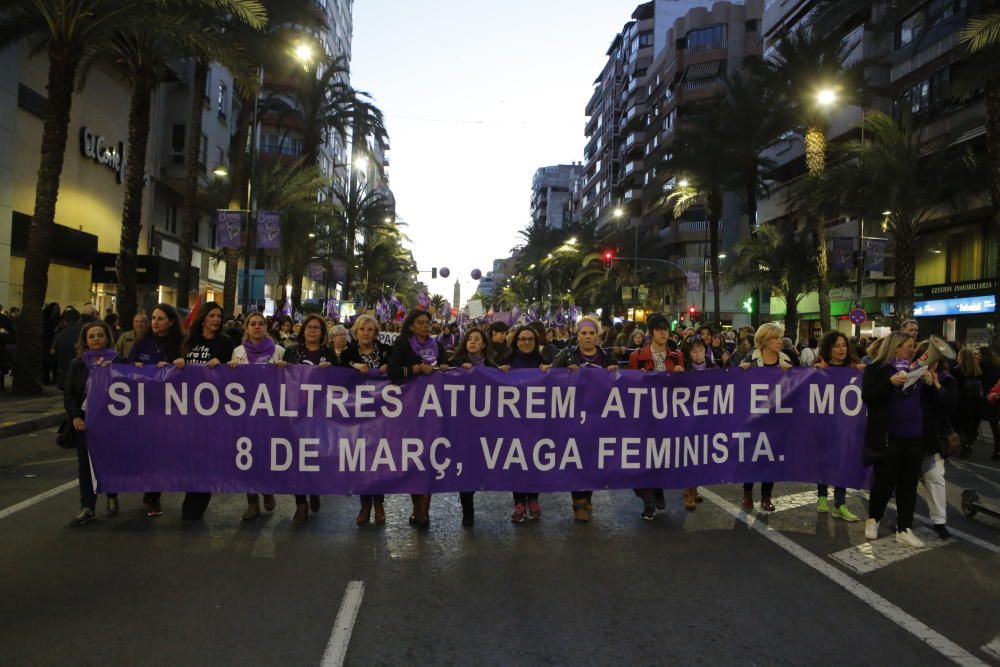 Manifestación del 8M en Alicante