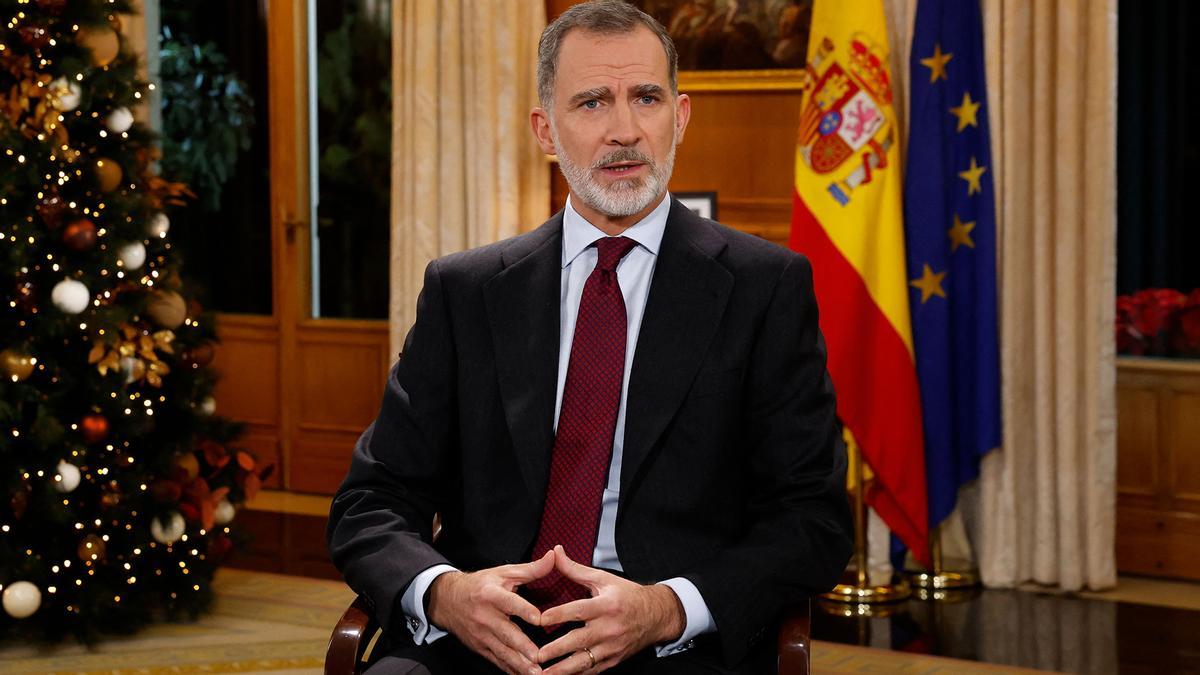 El tradicional discurso del Rey Felipe VI por Navidad