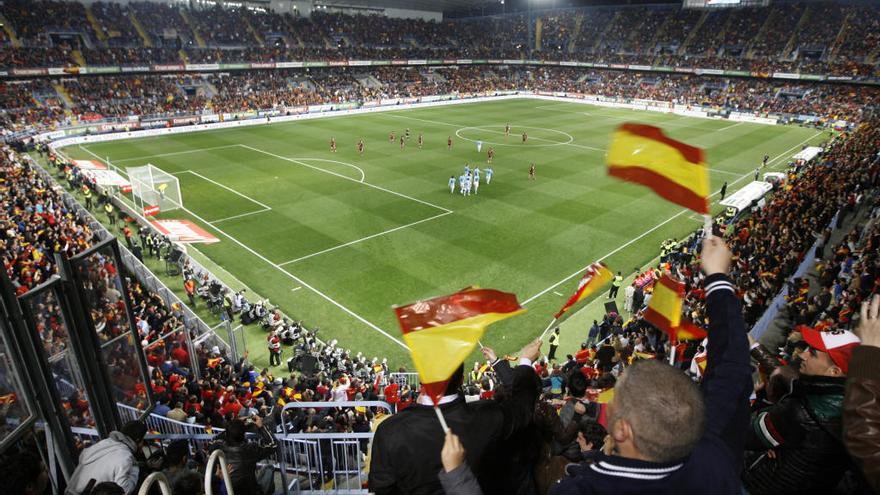 Las entradas para ver en La Rosaleda a la selección española, a la venta el día 1