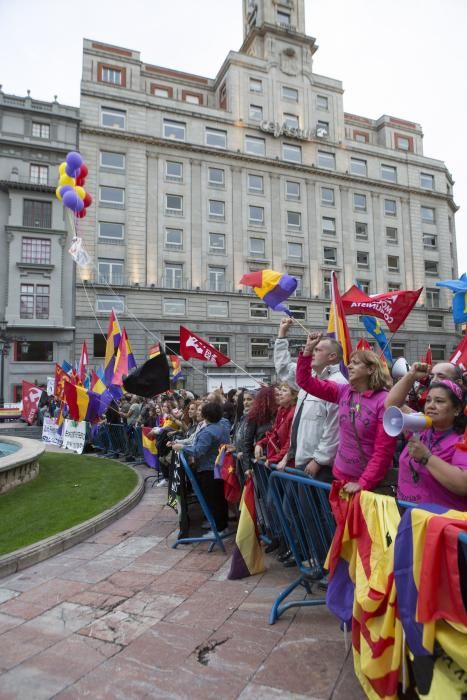 Las protestas en la plaza de La Escandalera