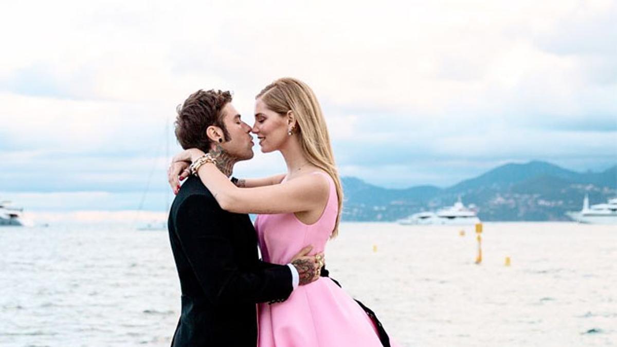 Chiara Ferragni y Fedez en el Festival de Cine de Cannes 2018