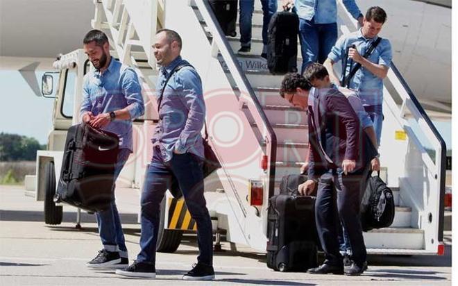 El FC Barcelona llega a Berlín para jugar la final de la Champions League contra la Juventus