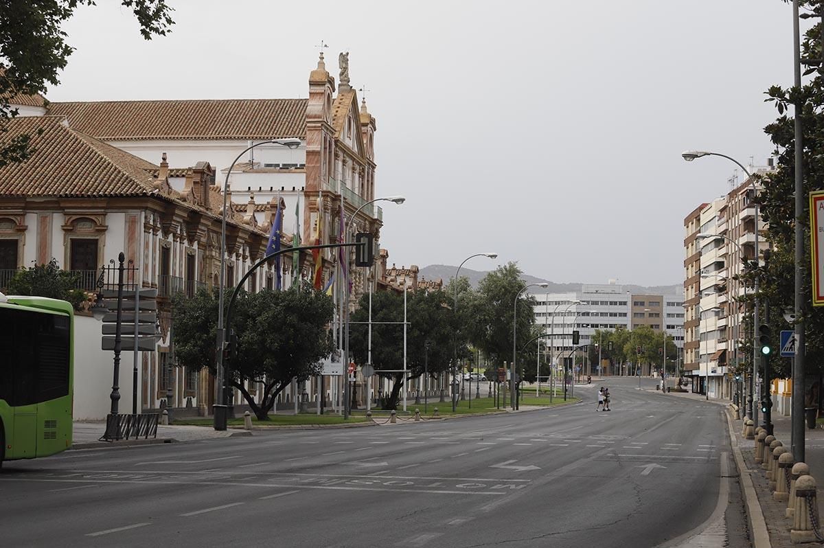 Córdoba vacía en el puente de agosto