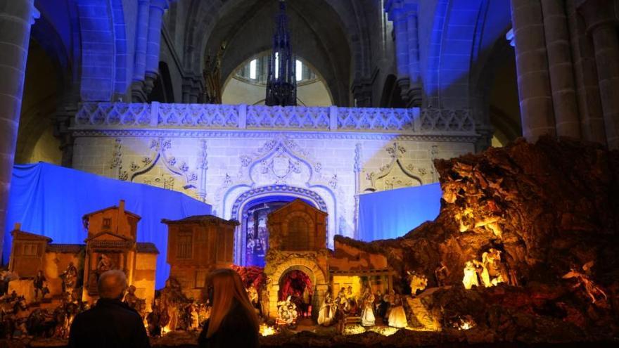 El belén de la Catedral de Zamora abre sus puertas