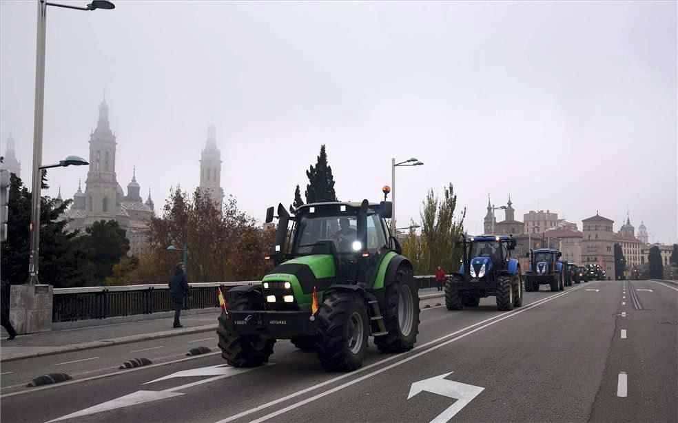 La Tractorada toma Zaragoza