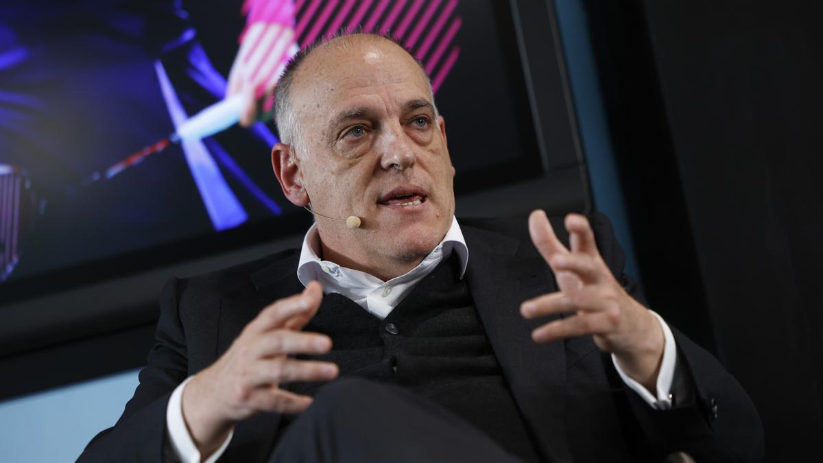 Javier Tebas pide claridad en el 'caso Negreira'.