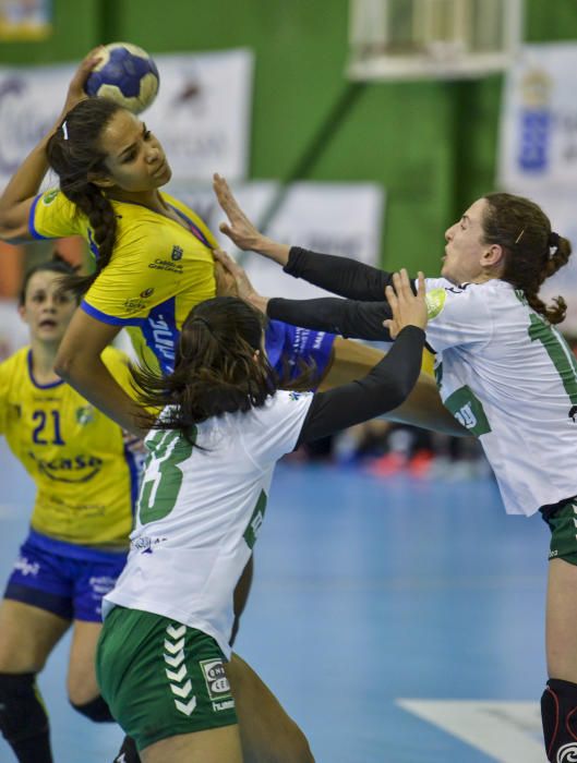 16/02/2019 REMUDAS, TELDE. Partido de balonmano femenino entre el Rocasa y el Elche. FOTO: J. PÉREZ CURBELO  | 16/02/2019 | Fotógrafo: José Pérez Curbelo